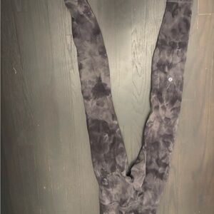 lululemon athletica Gray Tie-Dye Leggings